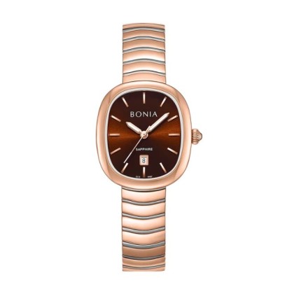 Bonia Elegance BNB10907-2642 Brown Dial Stainless Steel Women Watch